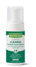Load image into Gallery viewer, Remedy Clinical No-Rinse Foam Skin Cleanser, Unscented, 4 oz.