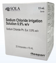 Load image into Gallery viewer, SOLA® Single Dose Sterile Saline Vials, 15mL