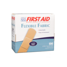 Load image into Gallery viewer, Lightweight Flexible Fabric Adhesive Bandages 3/4" x 3"