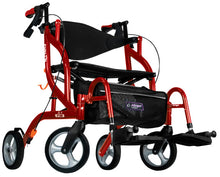 Load image into Gallery viewer, Airgo Fusion F18 Side-Folding Rollator & Transport Chair