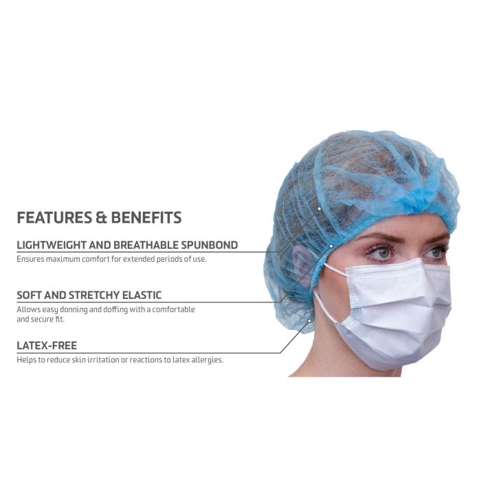 PRIMED® Bouffant Cap Blue Small