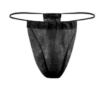 Load image into Gallery viewer, Thong Panty Reflections™ Black Disposable
