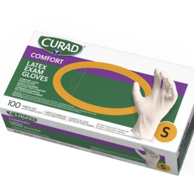 CURAD Powder-Free Latex Exam Gloves