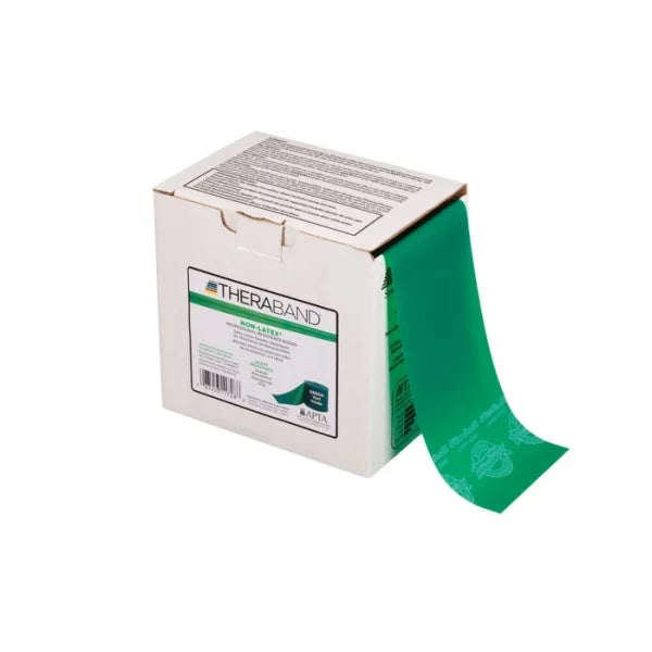 TheraBand® Resistance Bands, Latex Free (50 Yard Roll)- Green
