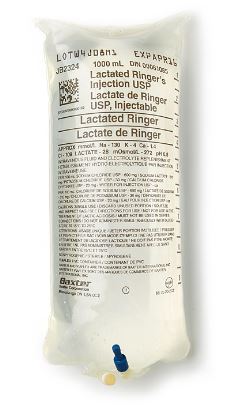Baxter Lactated Ringer’s Injection, USP in VIAFLEX Plastic Container