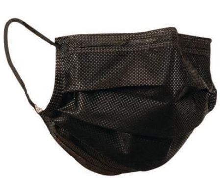 PRIMED  Level 3 Procedure Earloop Face Mask Black 4-Ply With Filter - Box of 50