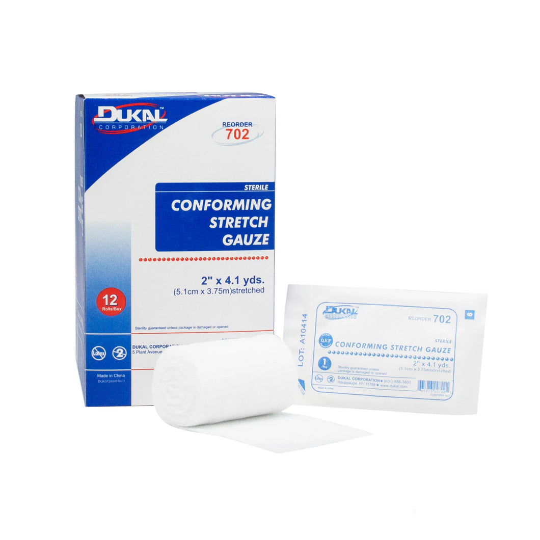 DUKAL Sterile Conforming Stretch Gauze 2″ x 4.1 yds
