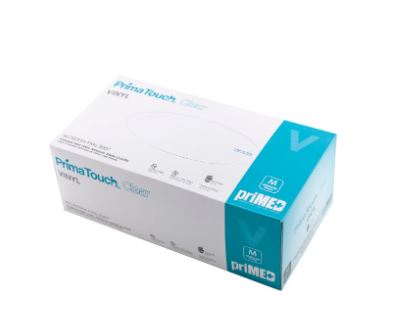 priMED PrimaTouch® Clear Vinyl Gloves