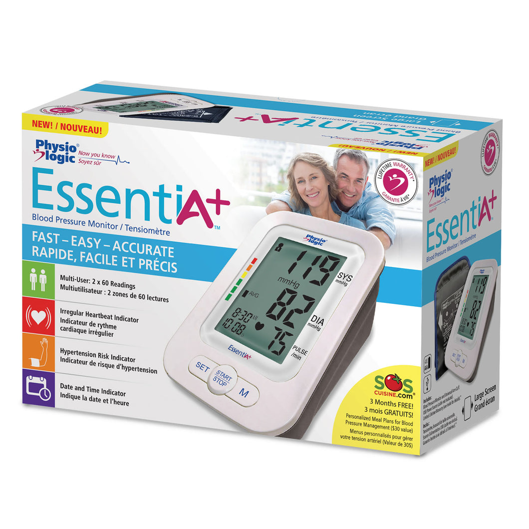 essentiA+ Blood Pressure Monitor