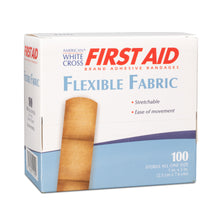 Load image into Gallery viewer, Lightweight Flexible Fabric Adhesive Bandages 1&quot; x 3&quot;
