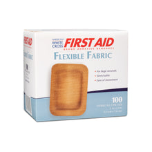 Load image into Gallery viewer, Lightweight Flexible Fabric Adhesive Bandages 2&quot; x 3&quot;
