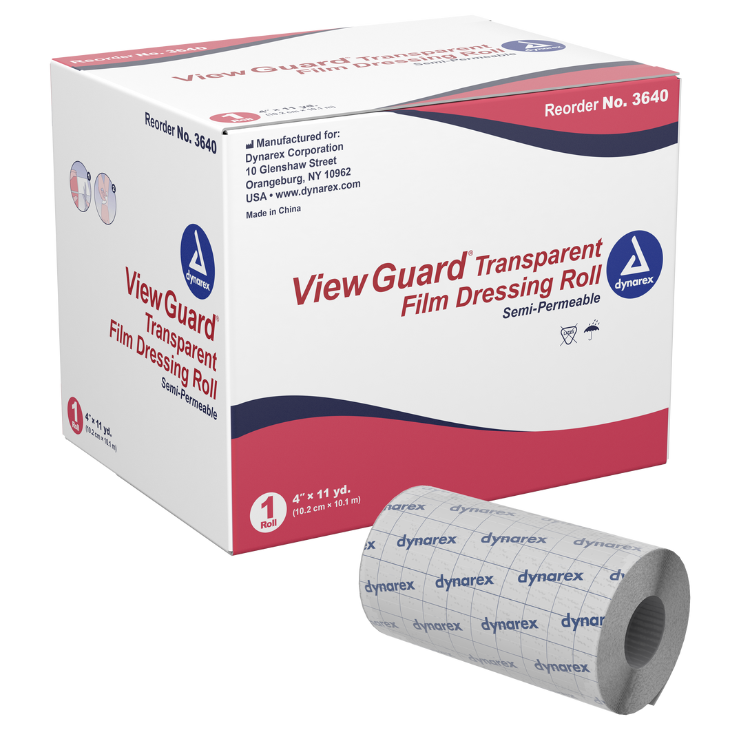 Dynarex® View Guard Transparent Dressing Rolls – Bowers Medical Supply