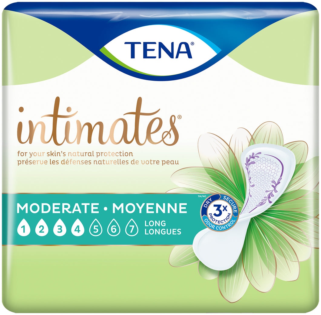 Tena® Intimates Moderate Thin Pads Long