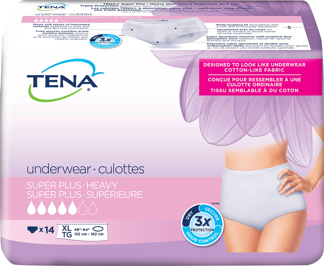 Tena® Super Plus – Heavy Protective Incontinence Underwear – Bowers Medical  Supply