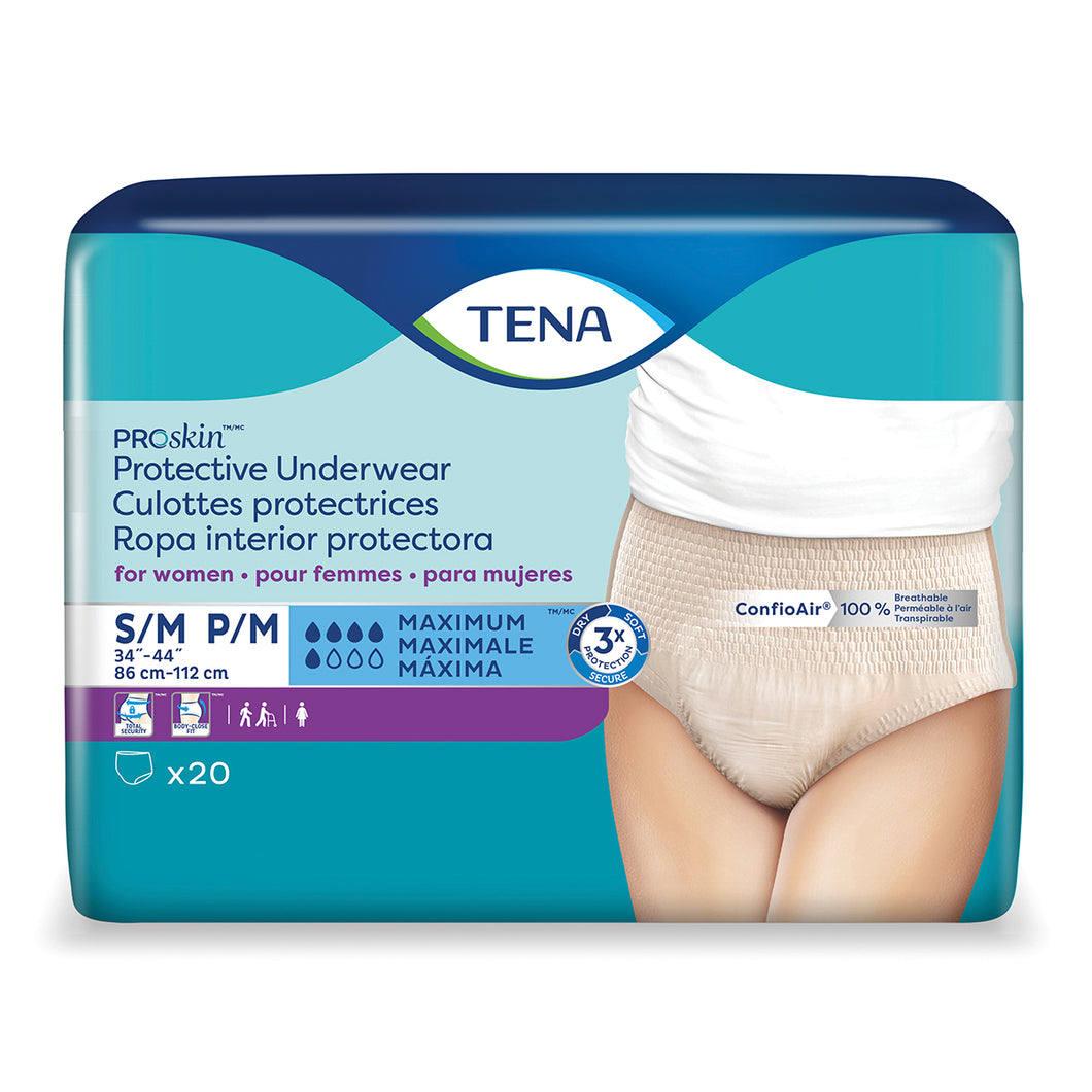 Tena ProSkin™ Incontinence Underwear for Women with Maximum Absorbency