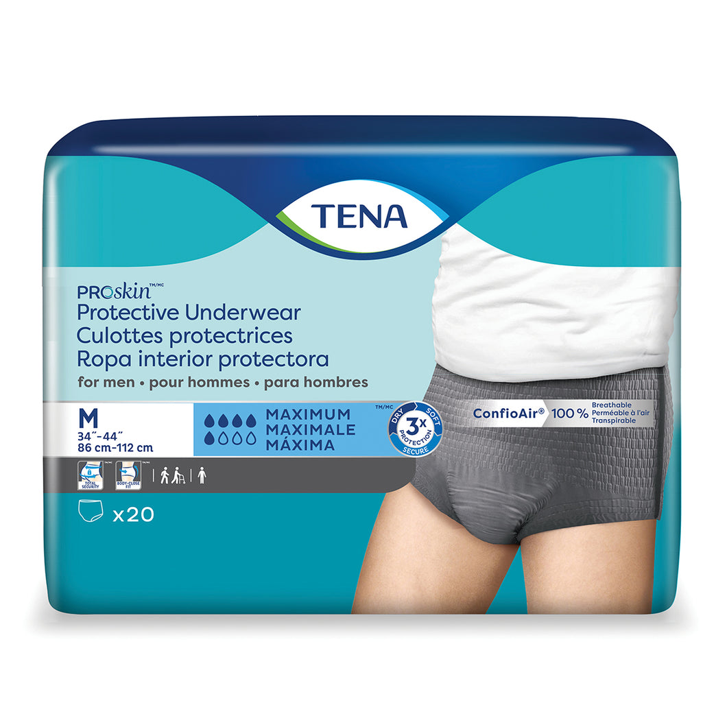 Tena ProSkin™ Incontinence Underwear for Men with Maximum Absorbency