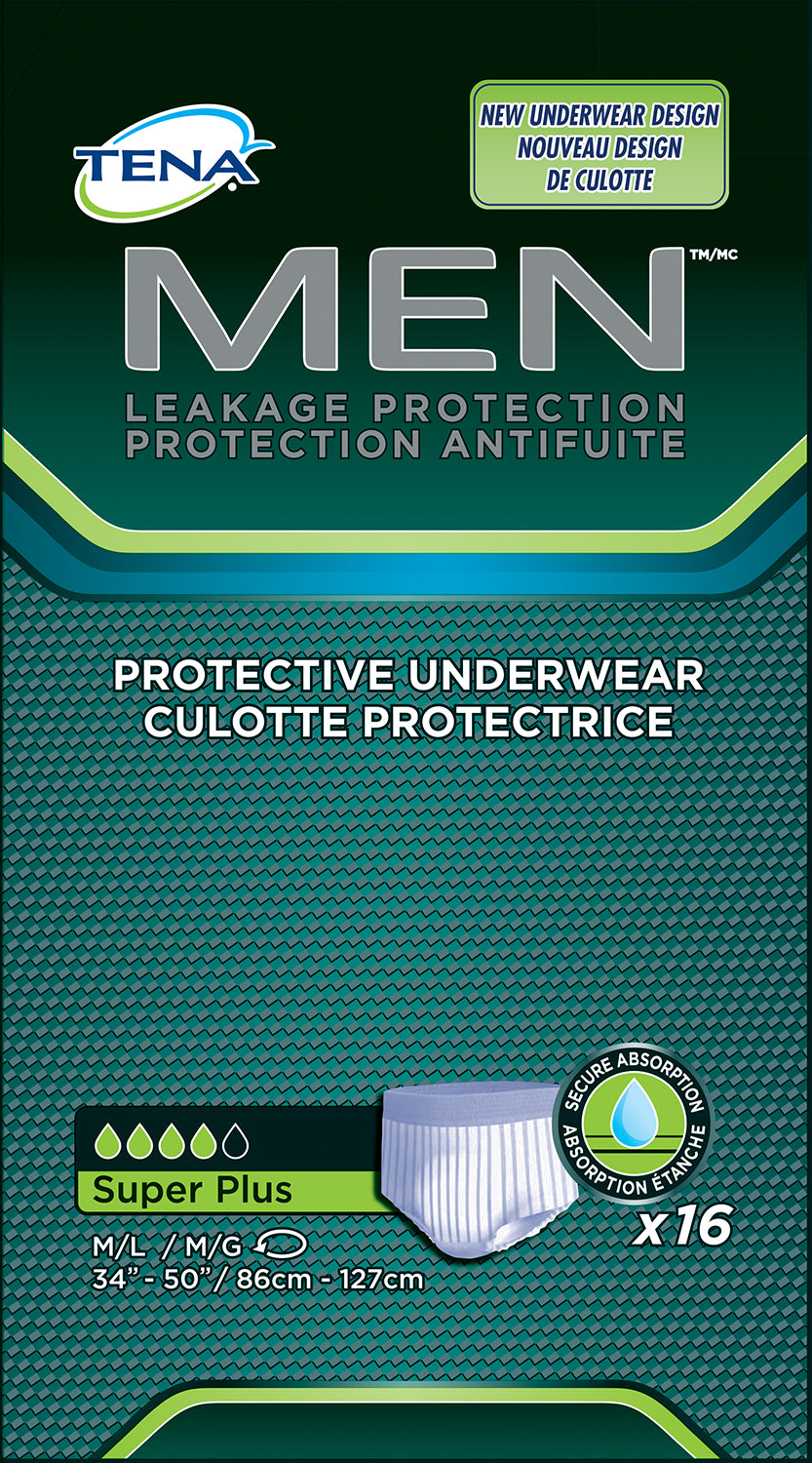 Tena® MEN™ Protective Incontinence Underwear Super Plus Absorbency