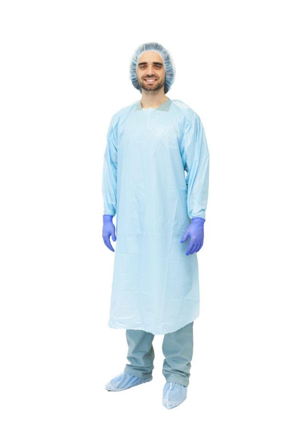 Primed® Overhead Protective Film Gown (AAMI Level 3)