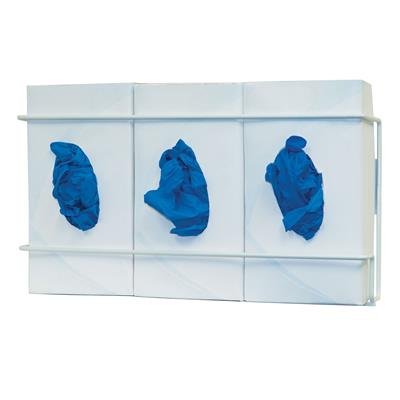 Wall-Mount Triple Glove Box Holders