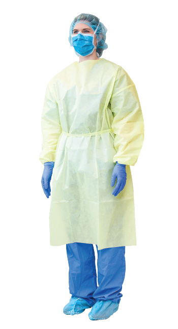 Primed® Overhead Isolation Gown (AAMI Level 2)